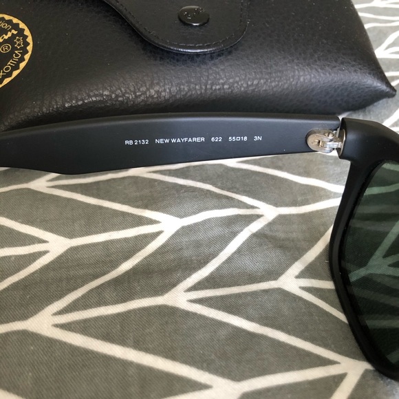 Ray-Ban New Wayfarer Sunglasses 55mm 18mm - Picture 8 of 14